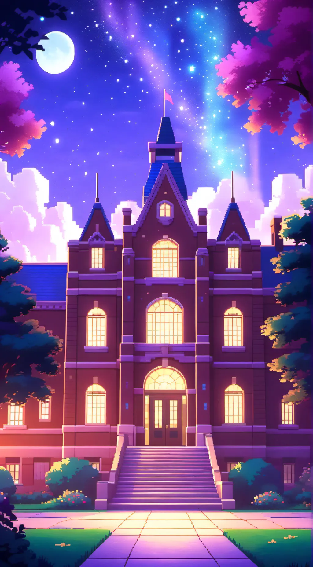 ai character: Mha X your school background