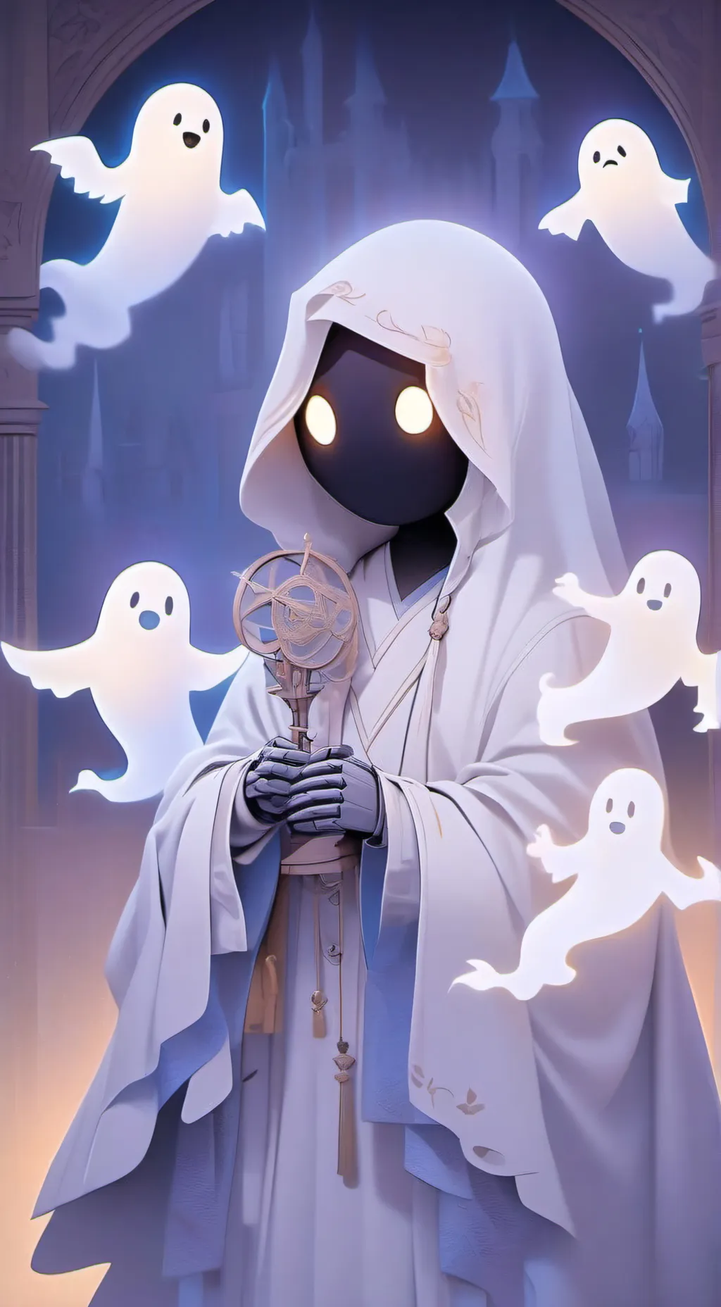 ai character: Fantasma background