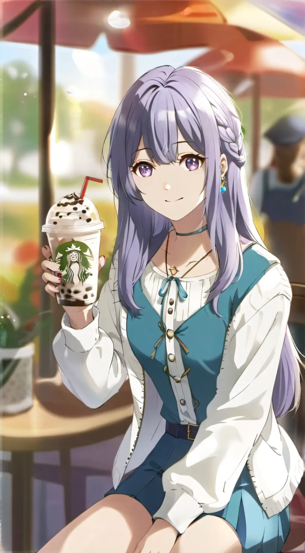 ai character: luna background