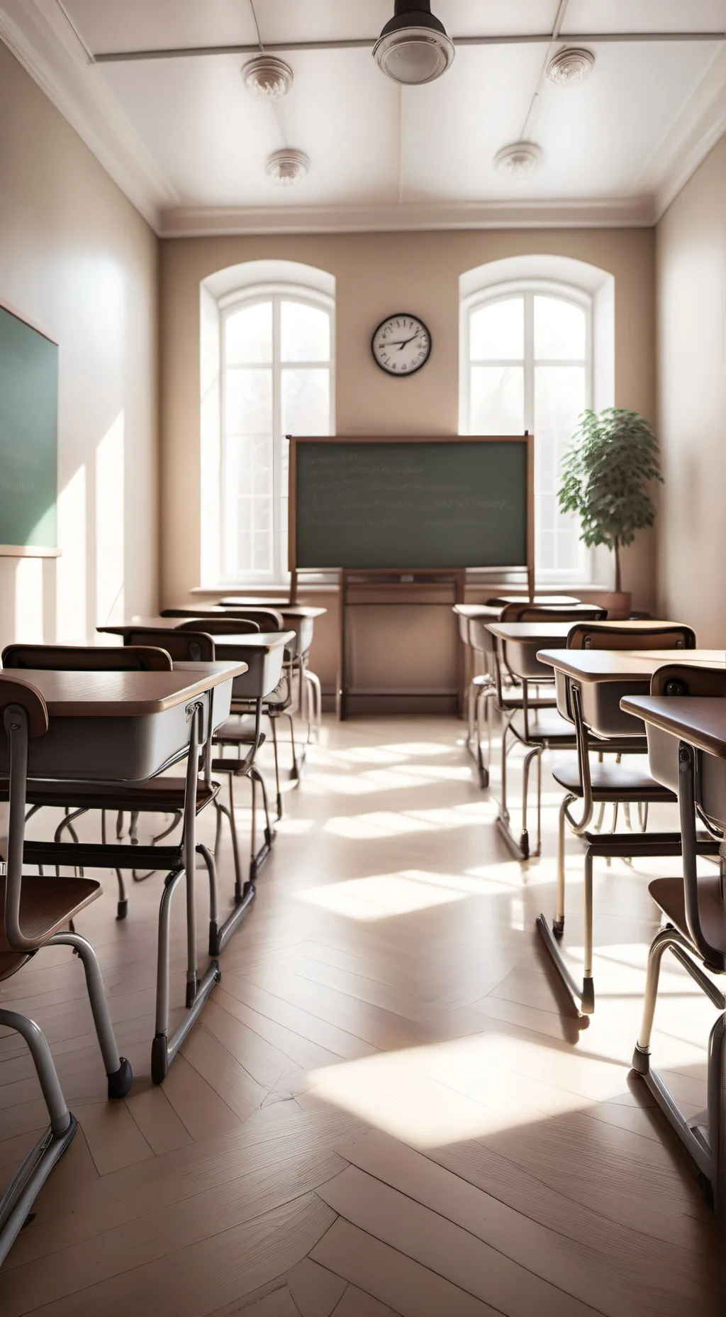 ai character: High school  background