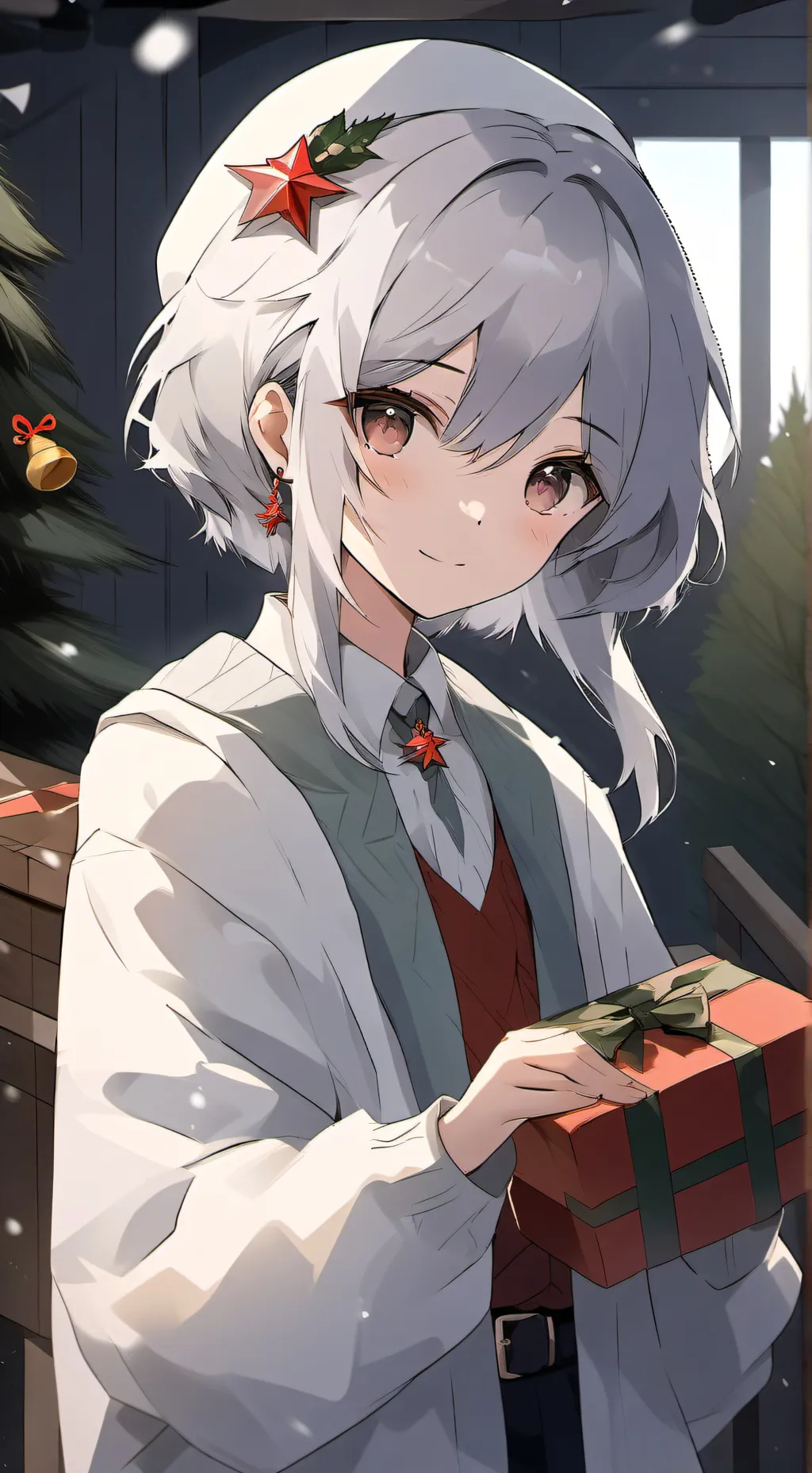 ai character: kny pick me xmas background