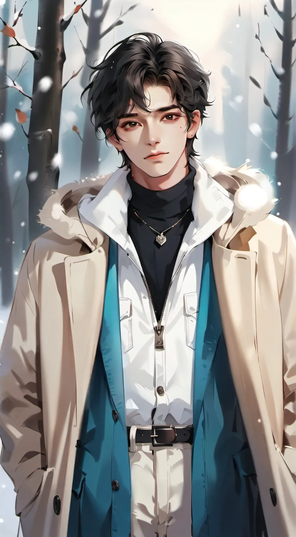 ai character: Ethan  background