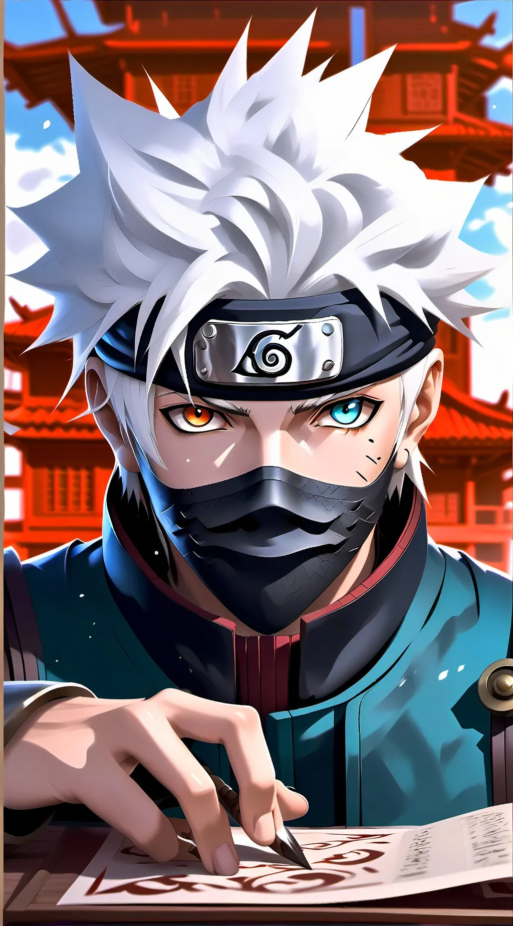 ai character: Kakashi Hatake background