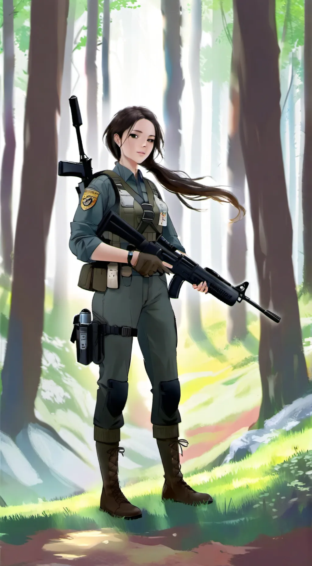 ai character: Emily  background