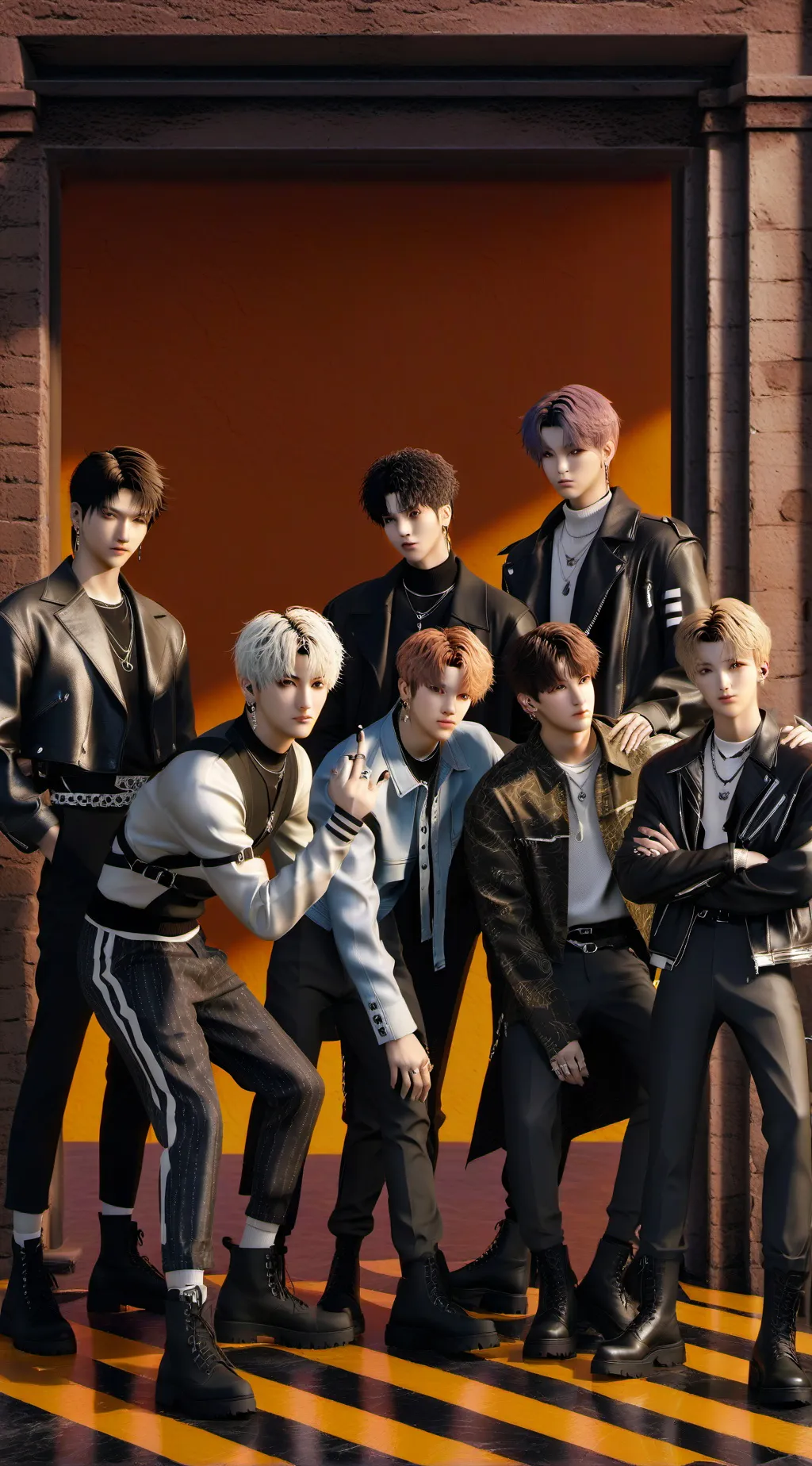 ai character: Skz ❤️‍🔥 background