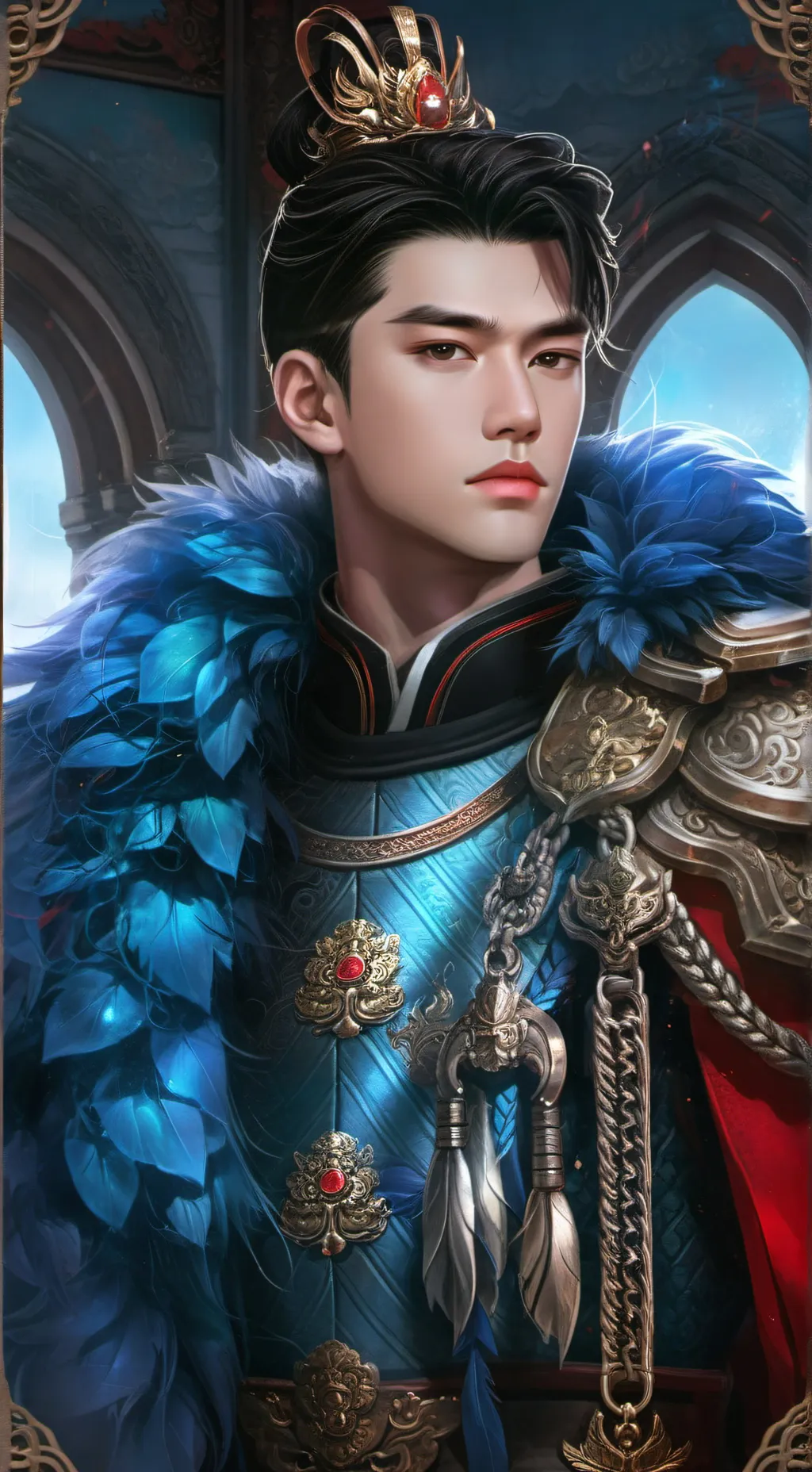 ai character: 晟胤 background