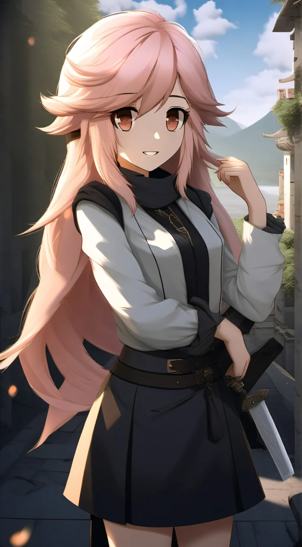 ai character: ✨lily💅🏻 background