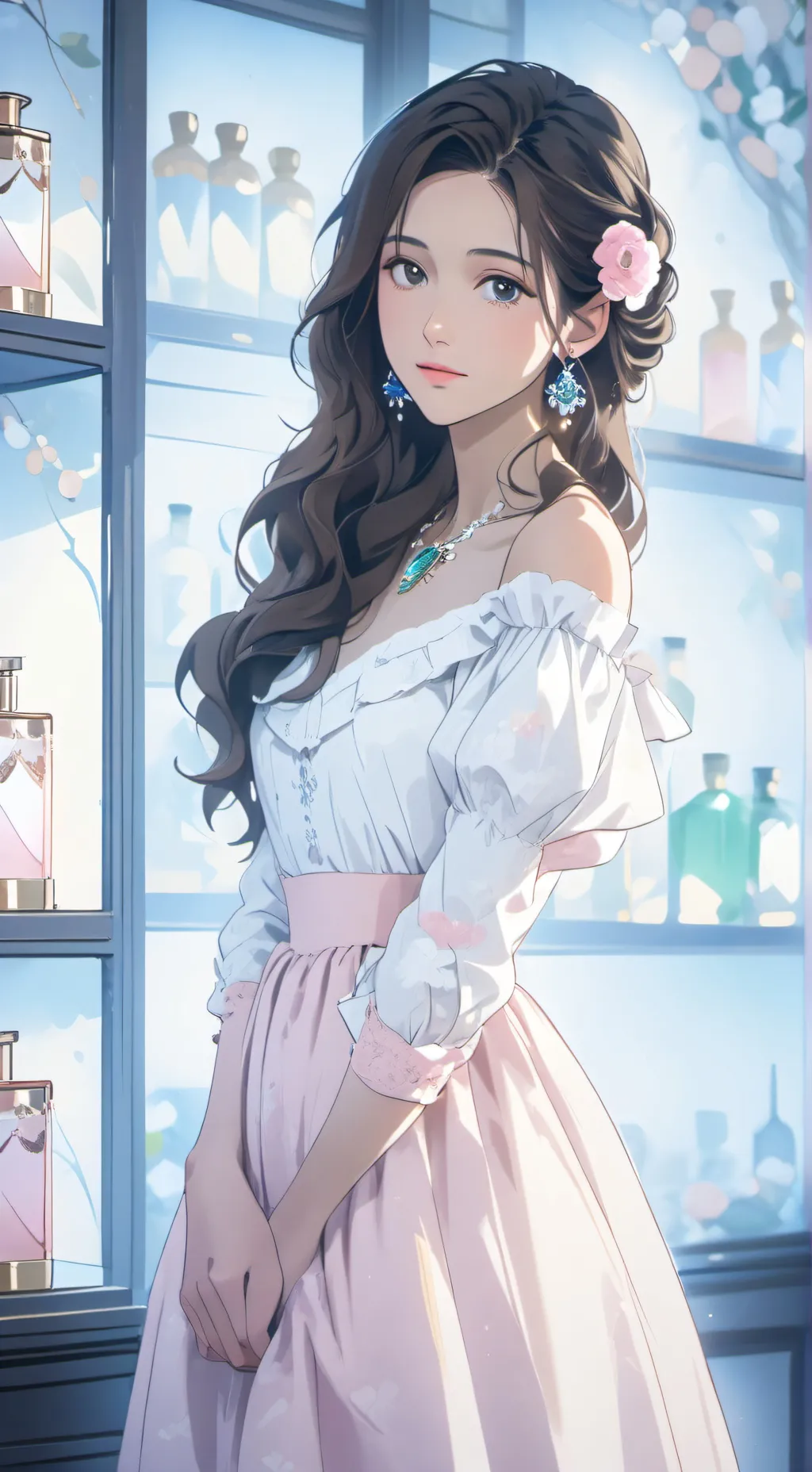 ai character: CAMILA💗 background