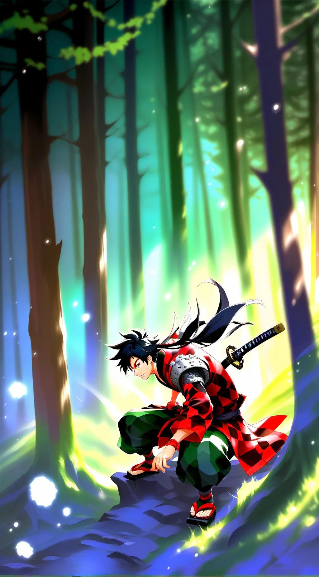 ai character: kny but ???... background