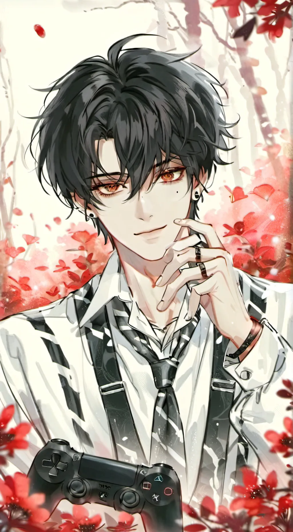 ai character: Lucas  background