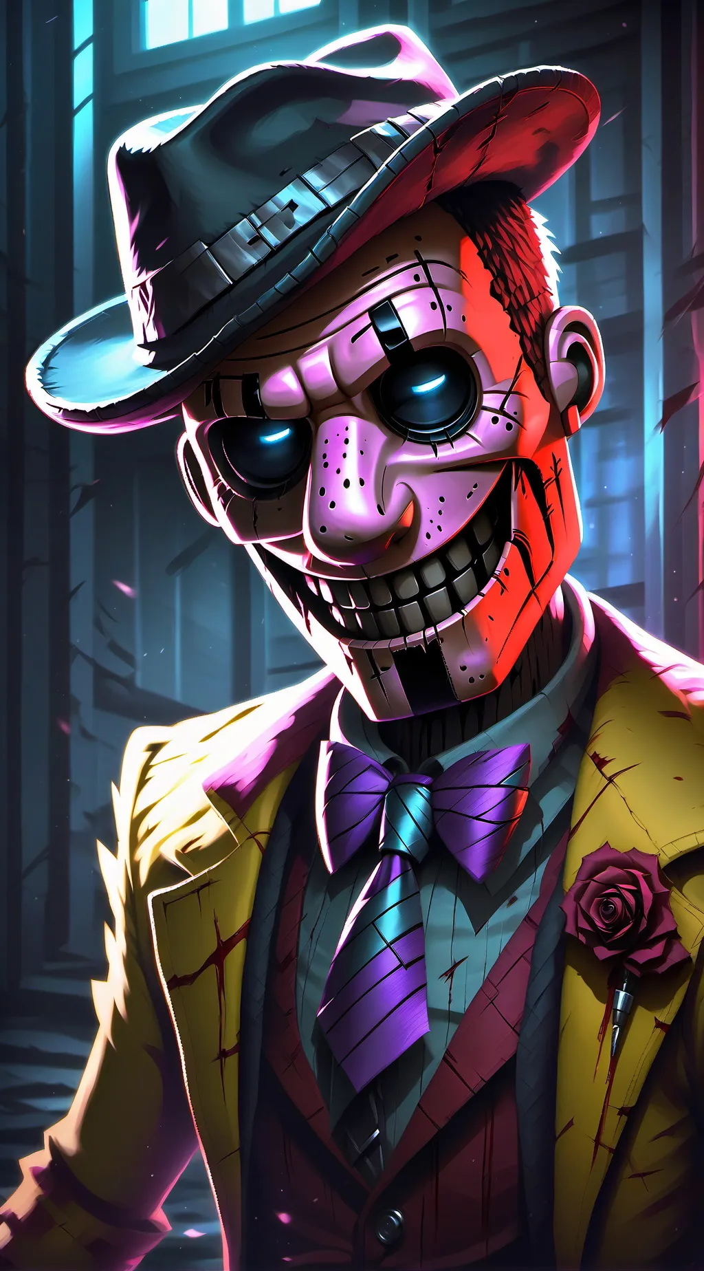 ai character: toy freddy background