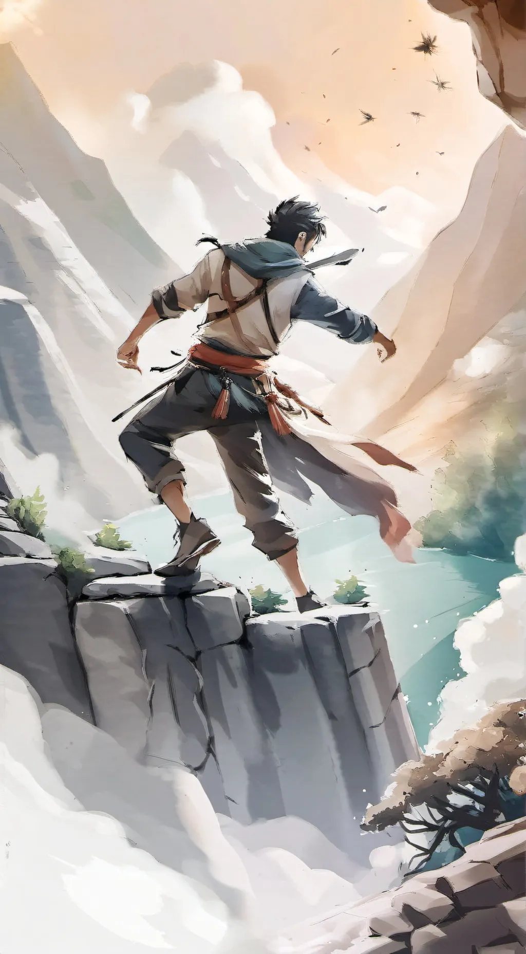 ai character: Outcome memories  background