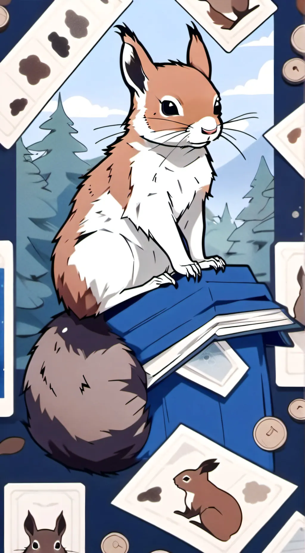 ai character: Marrone. background