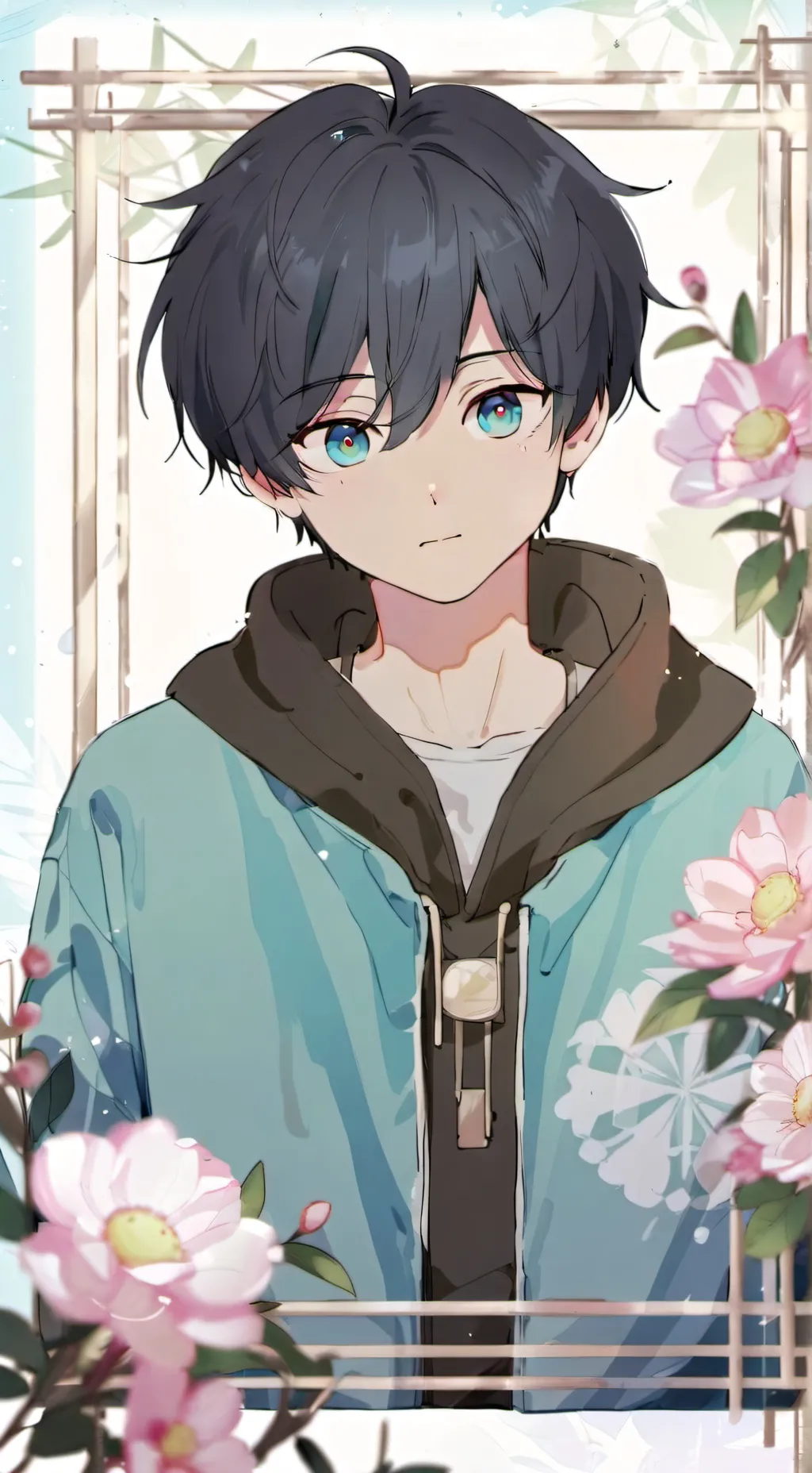 ai character: kai (^.^)ノ background