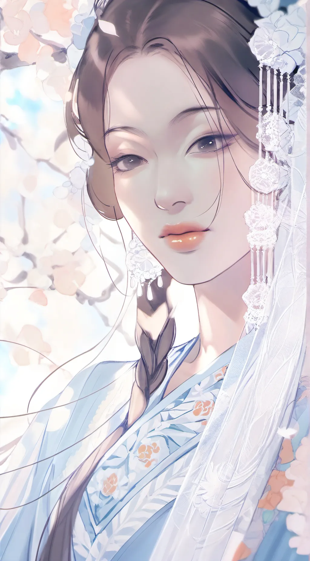 ai character: Minji💗 background