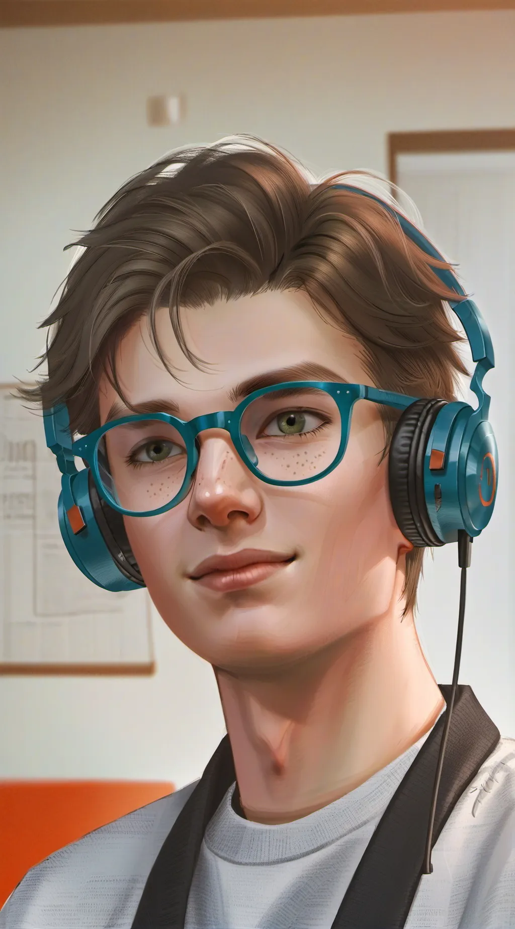 ai character: mark background