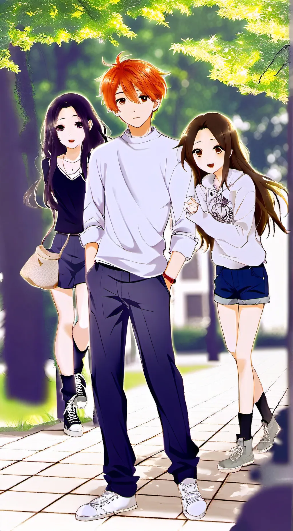 ai character: lava's rising background