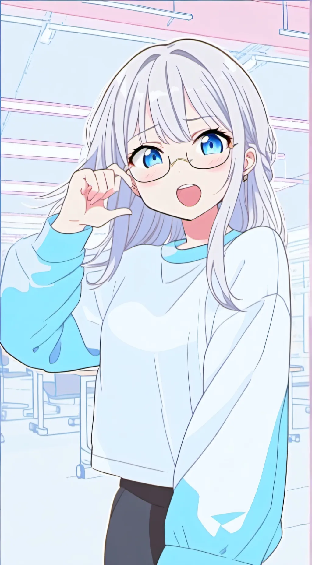 ai character: Ana  background