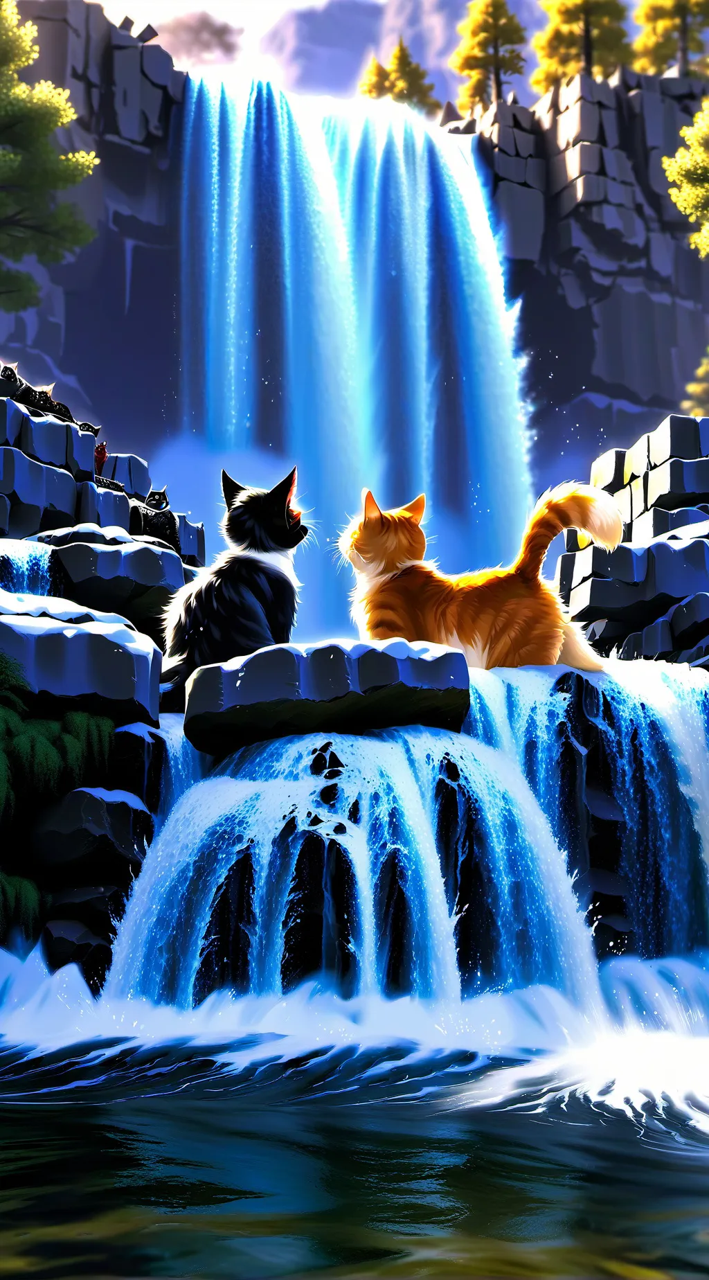 ai character: thonami cat background