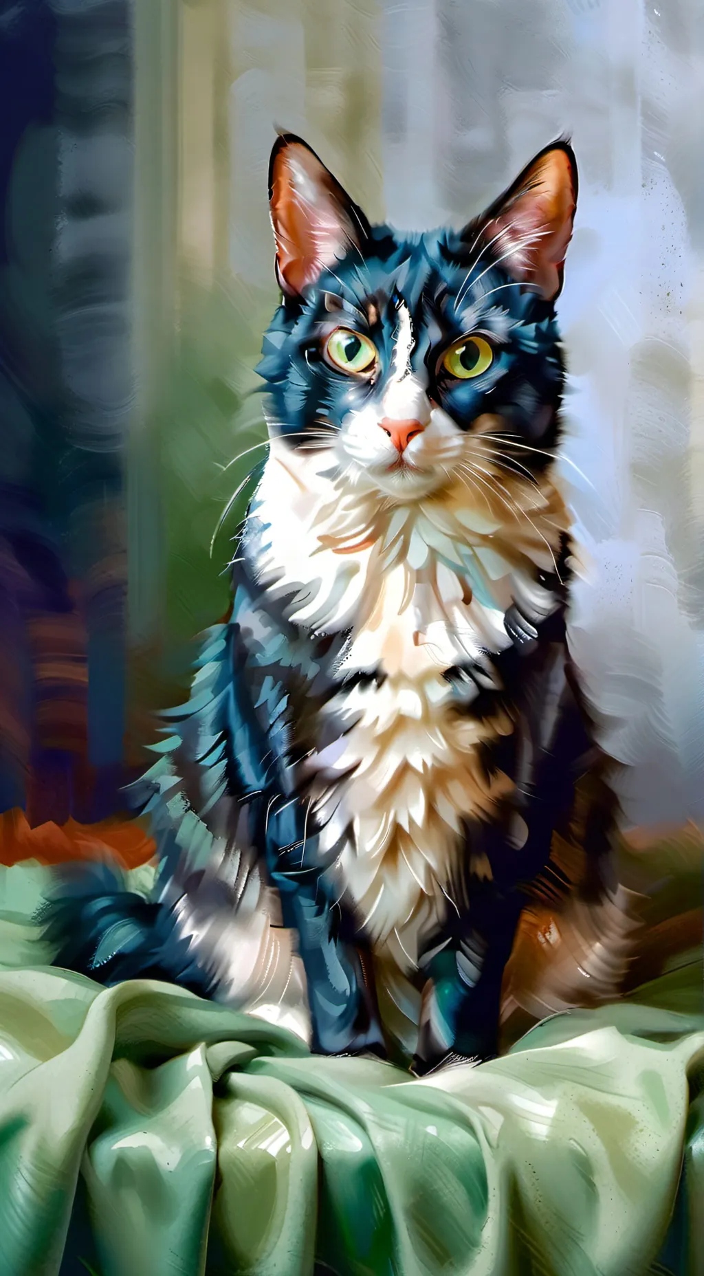 ai character: cat background