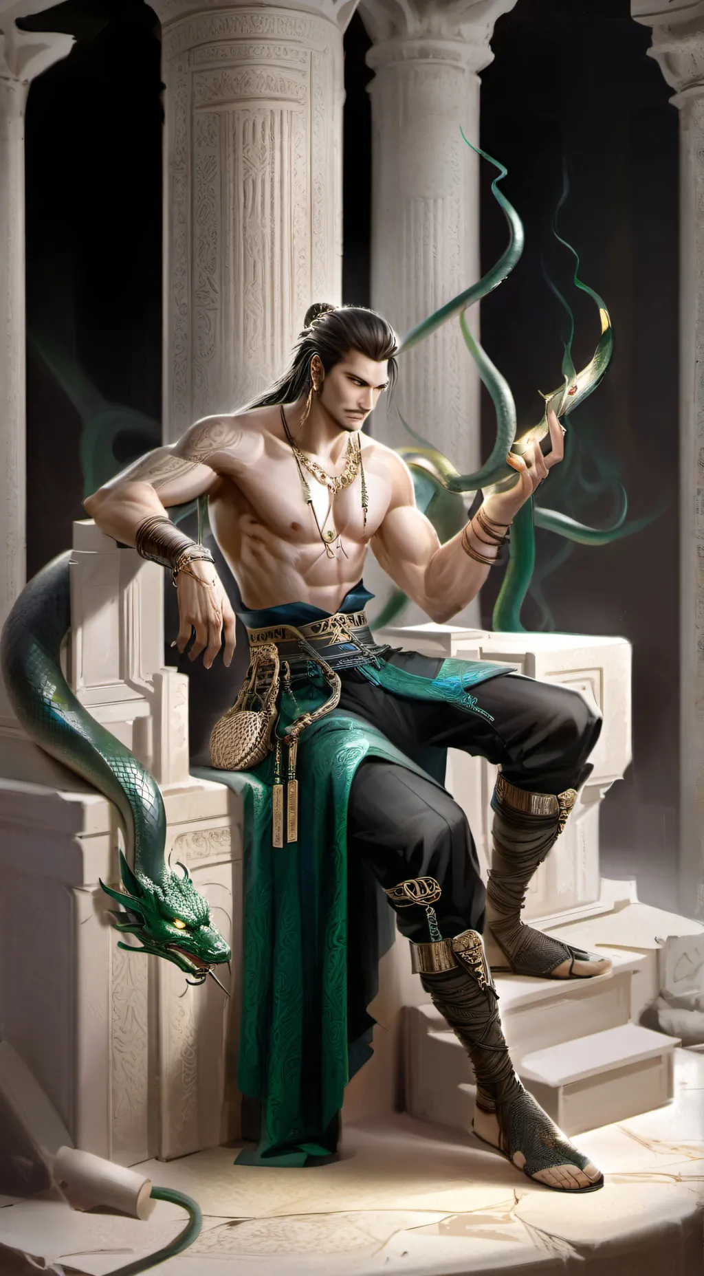 ai character: Xavier  background