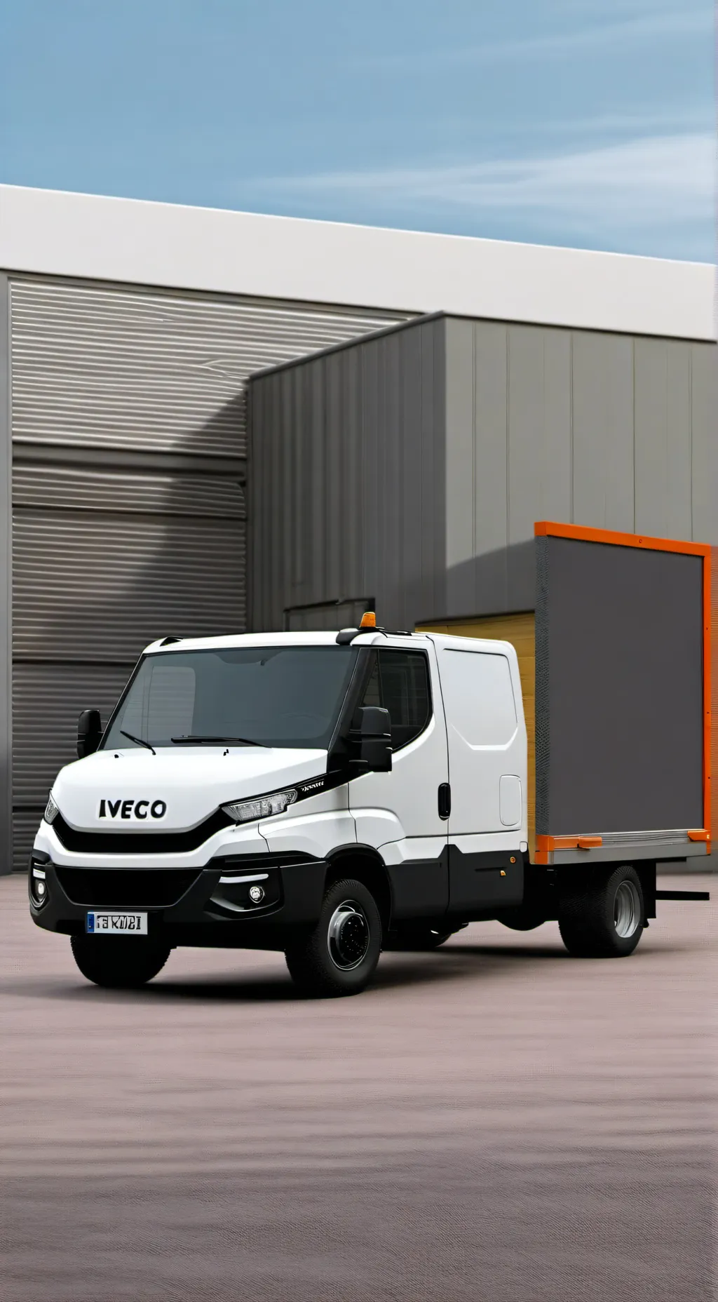 ai character: Iveco daily dealer background