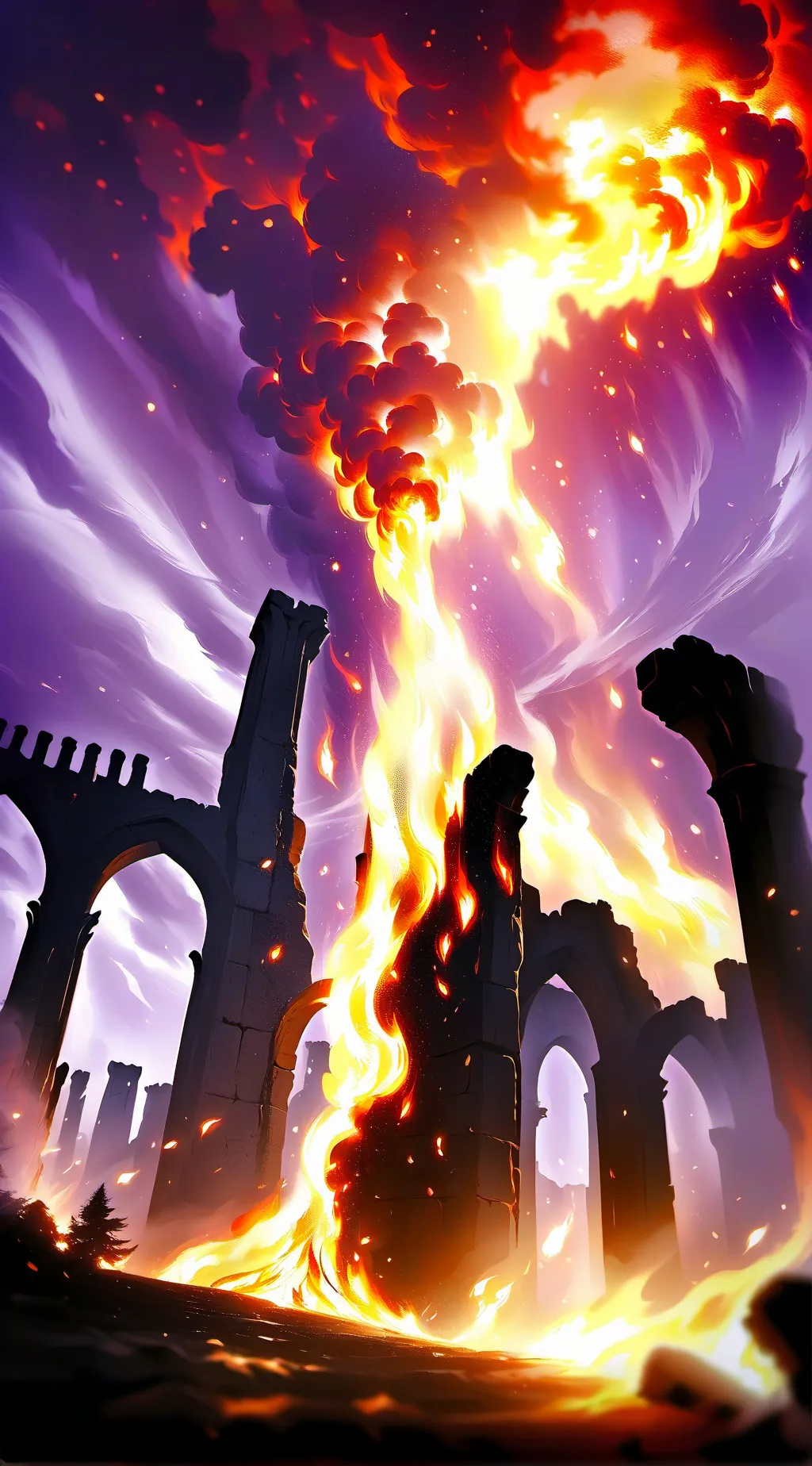 ai character: quemado background