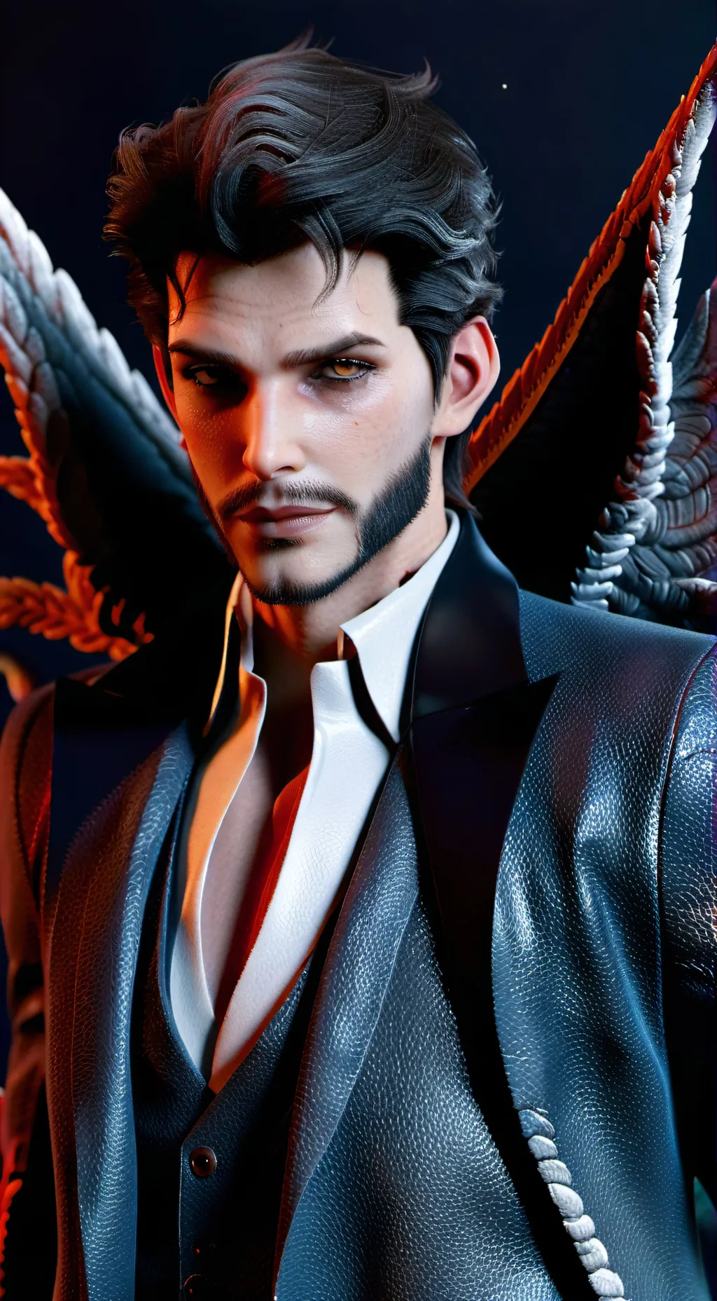 ai character: Lucifer(your dad) background