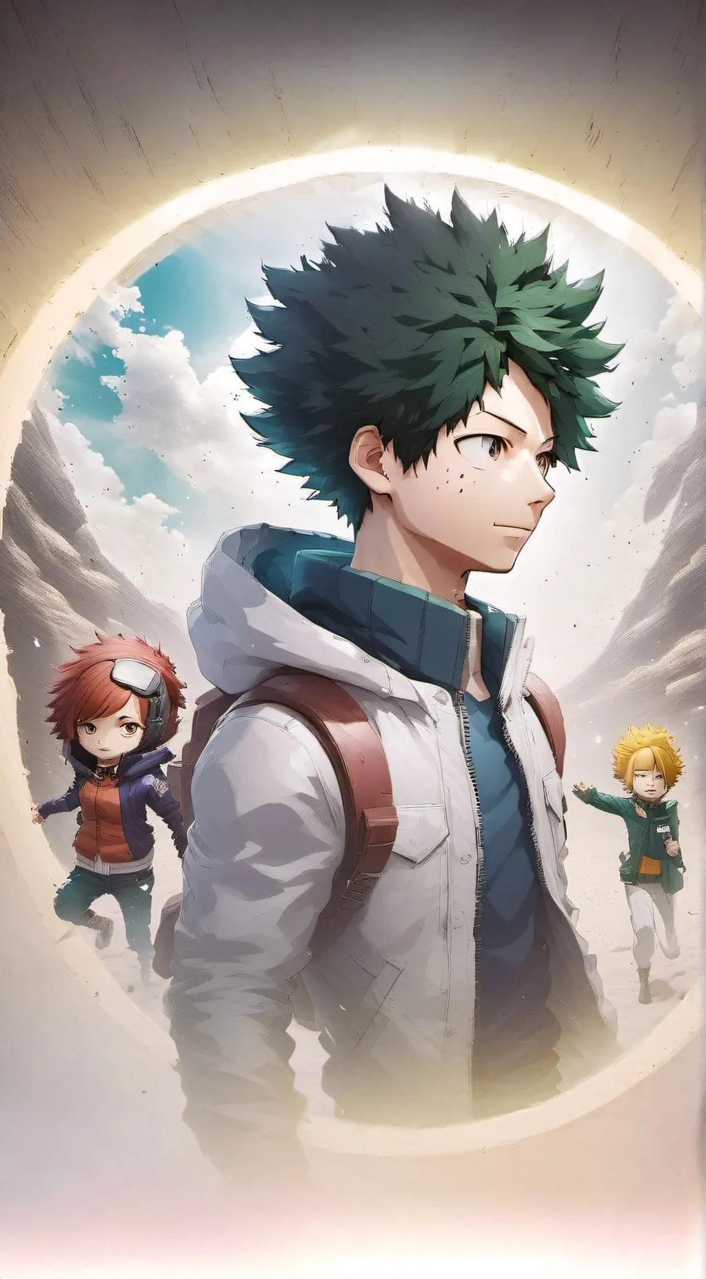 ai character: Mha + Mlb background