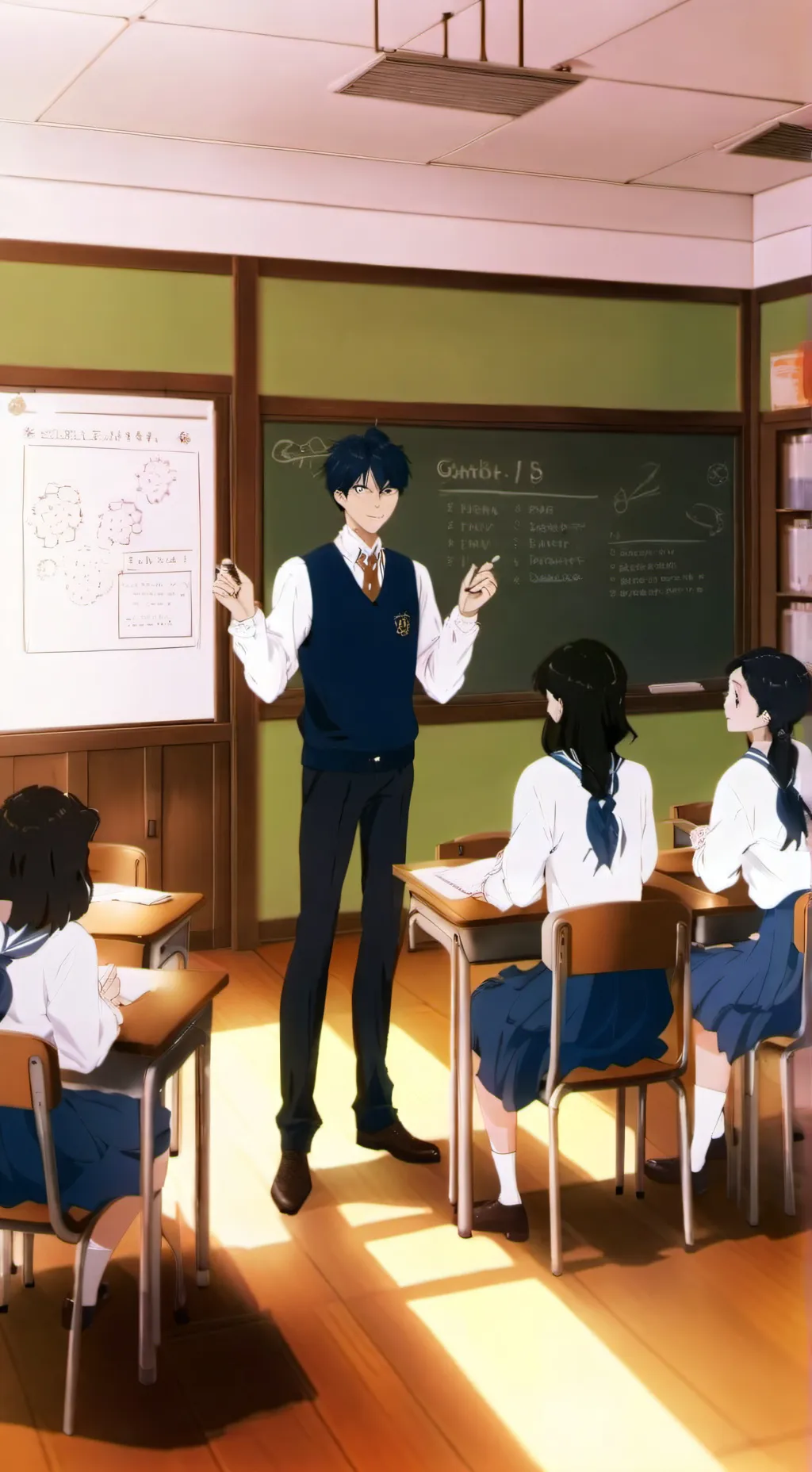 ai character: CH School background