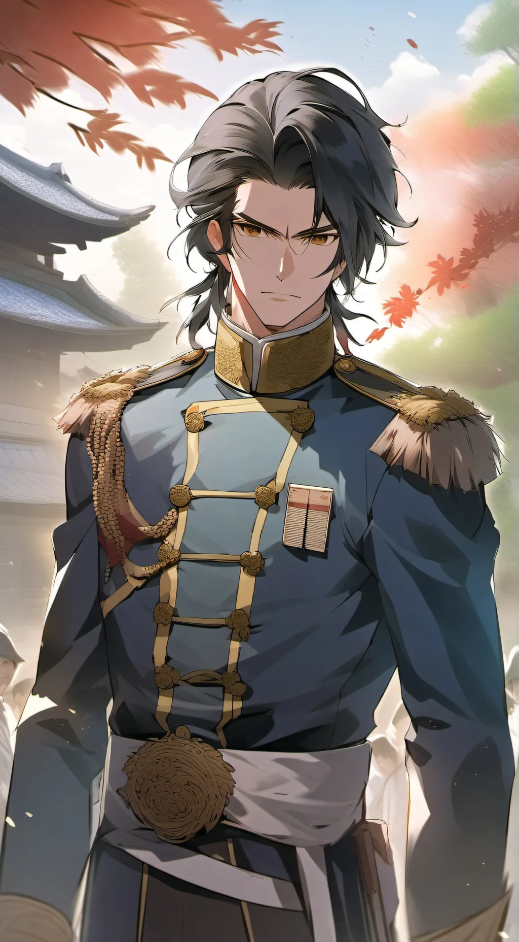 ai character: Takamori Akiyama background