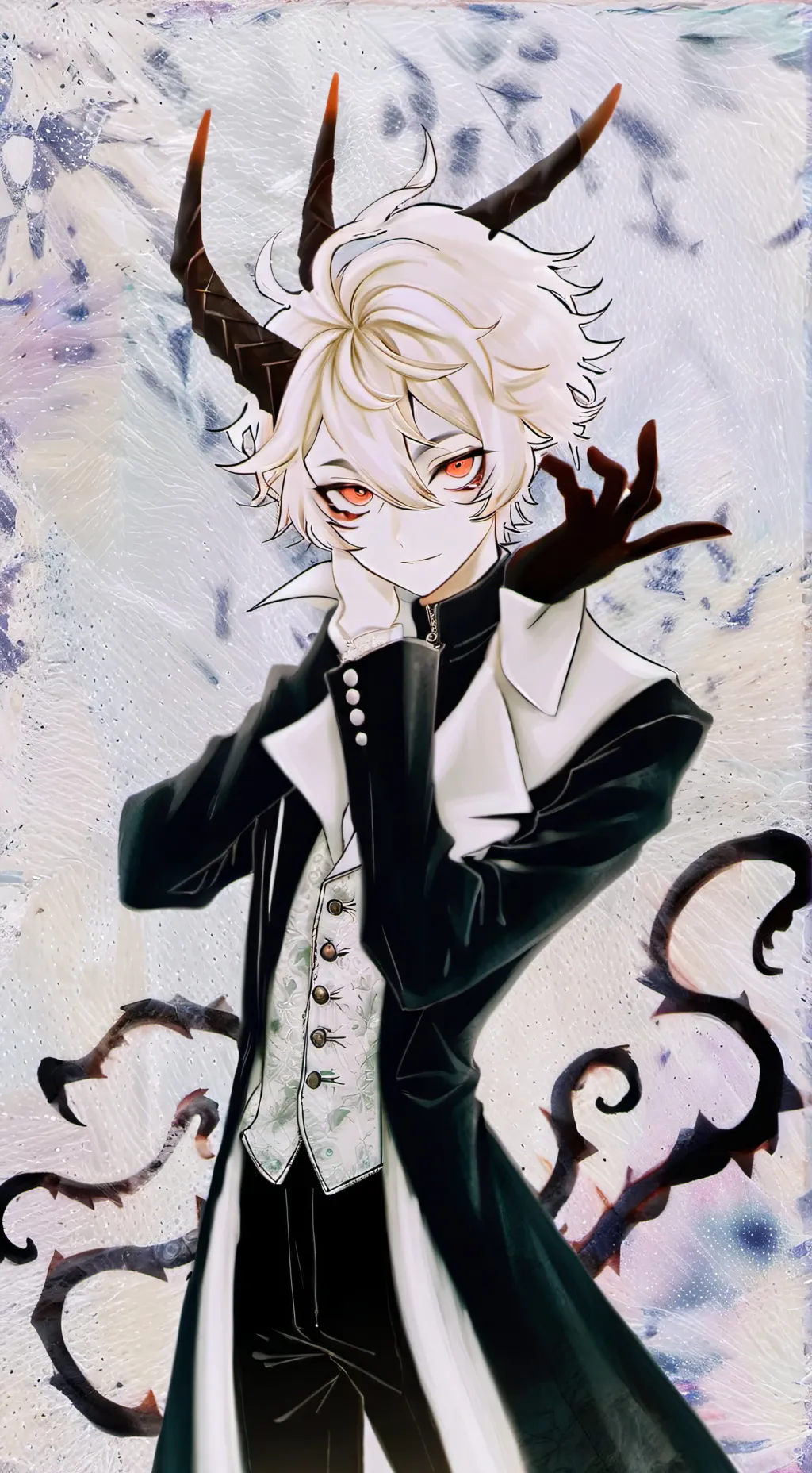 ai character: HH mafia husband  background