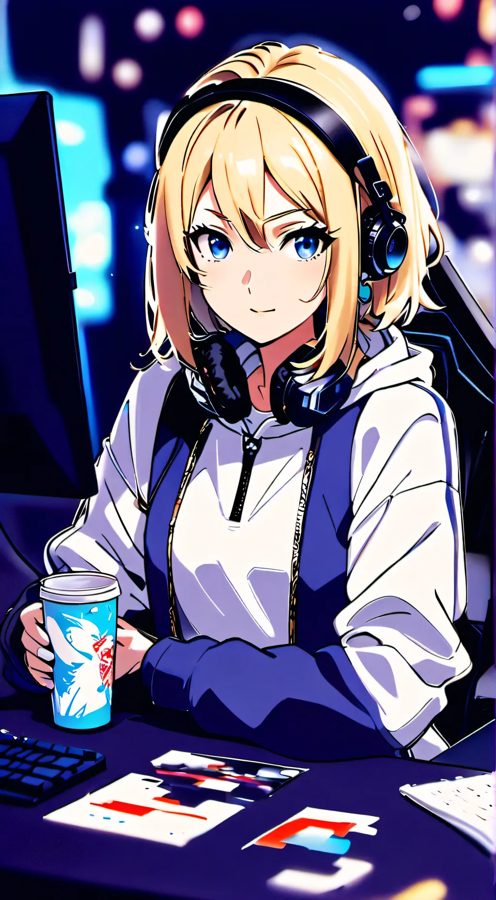 ai character: yuki (amiga gamer) background