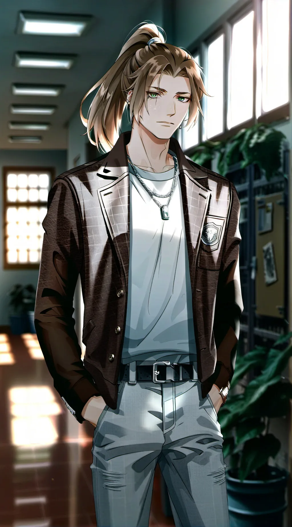 ai character: Itachi Lorena background