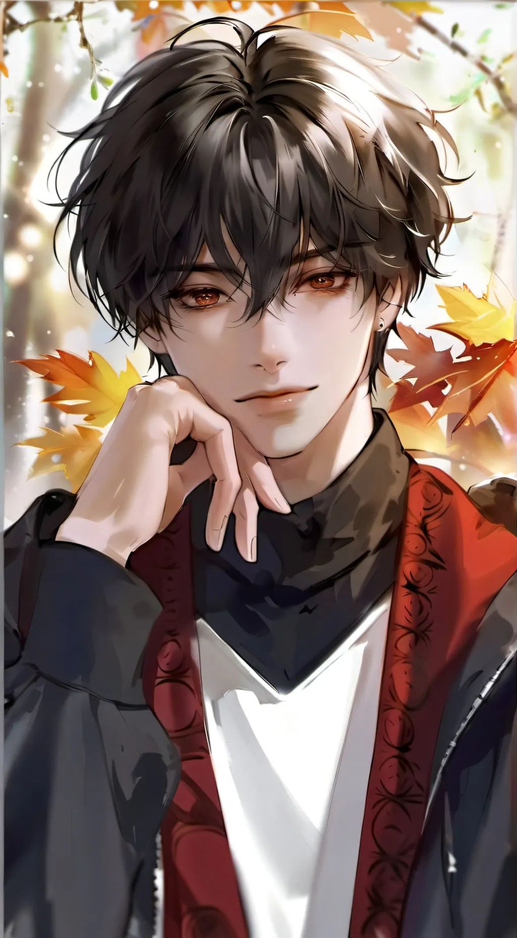 ai character: Levi 🍂 background