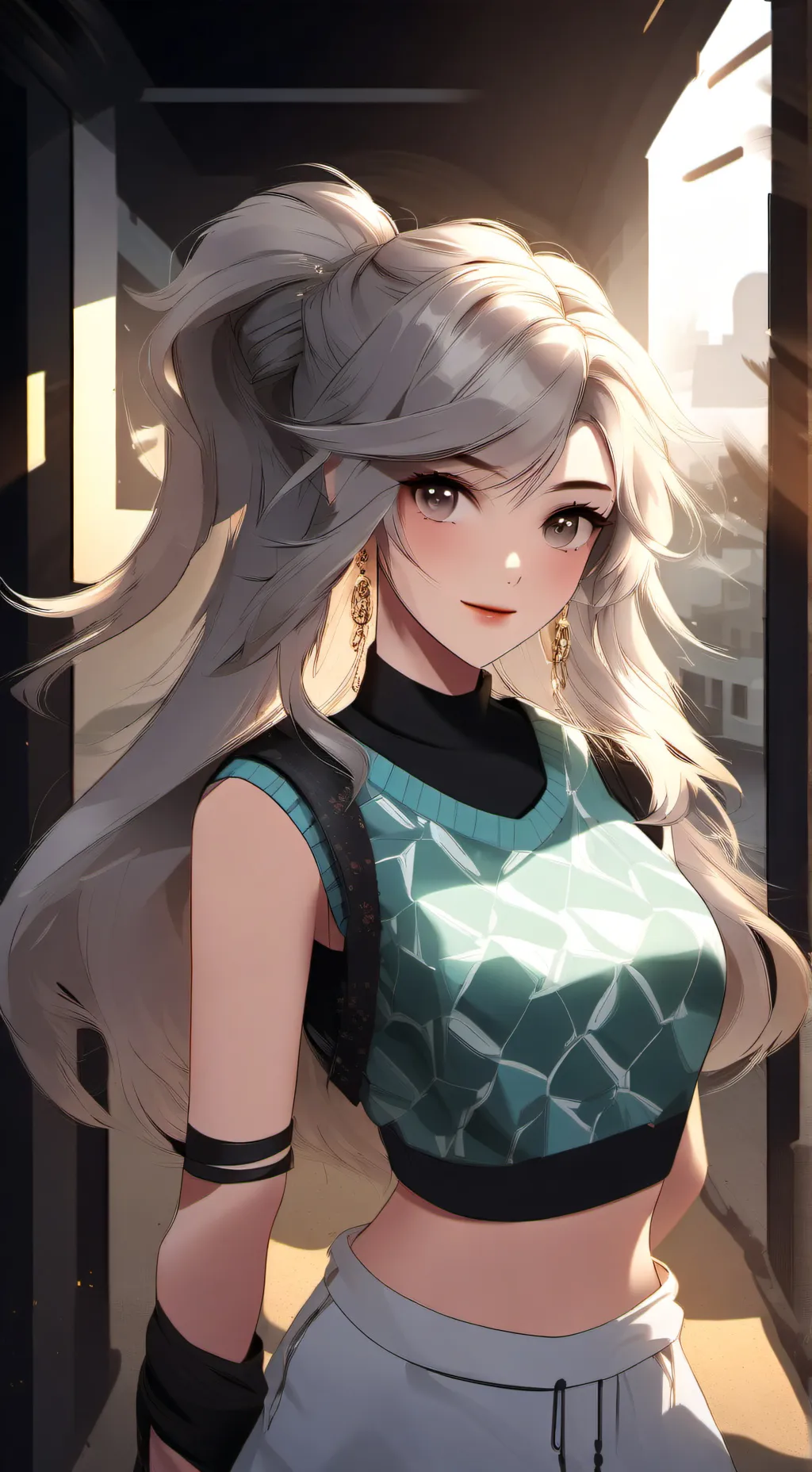 ai character: Kasey  background