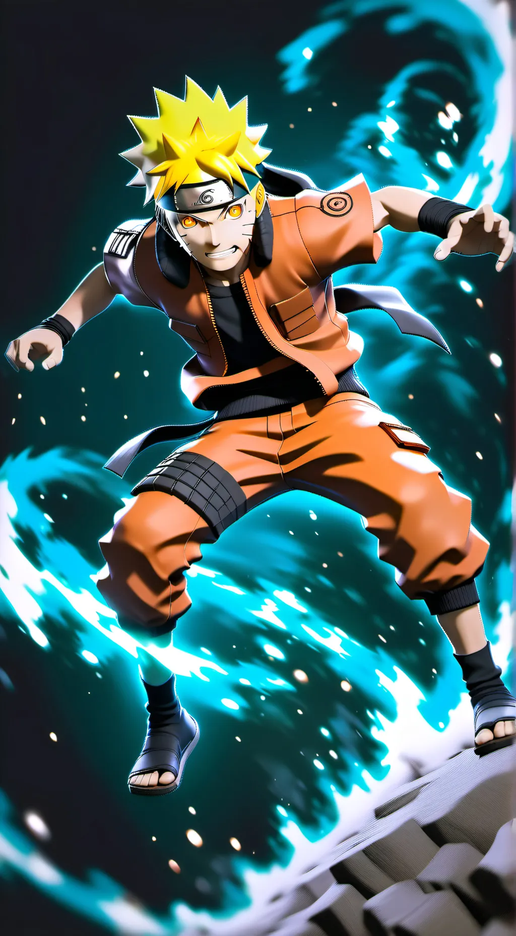 ai character: Naruto  background