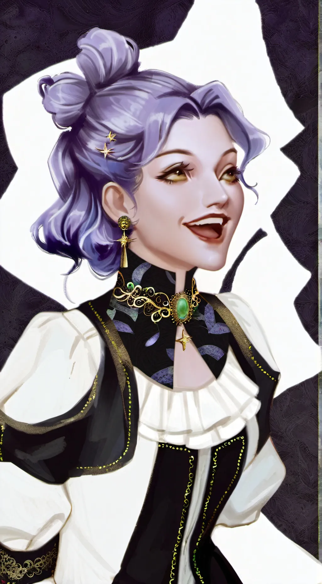 ai character: queen rumi background