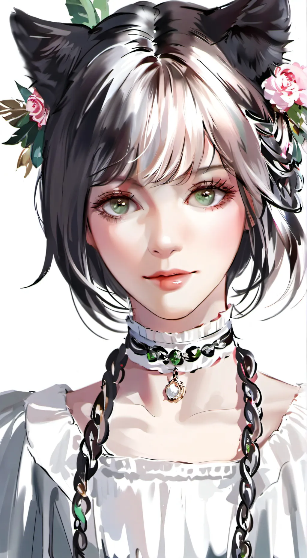 ai character: Неко background