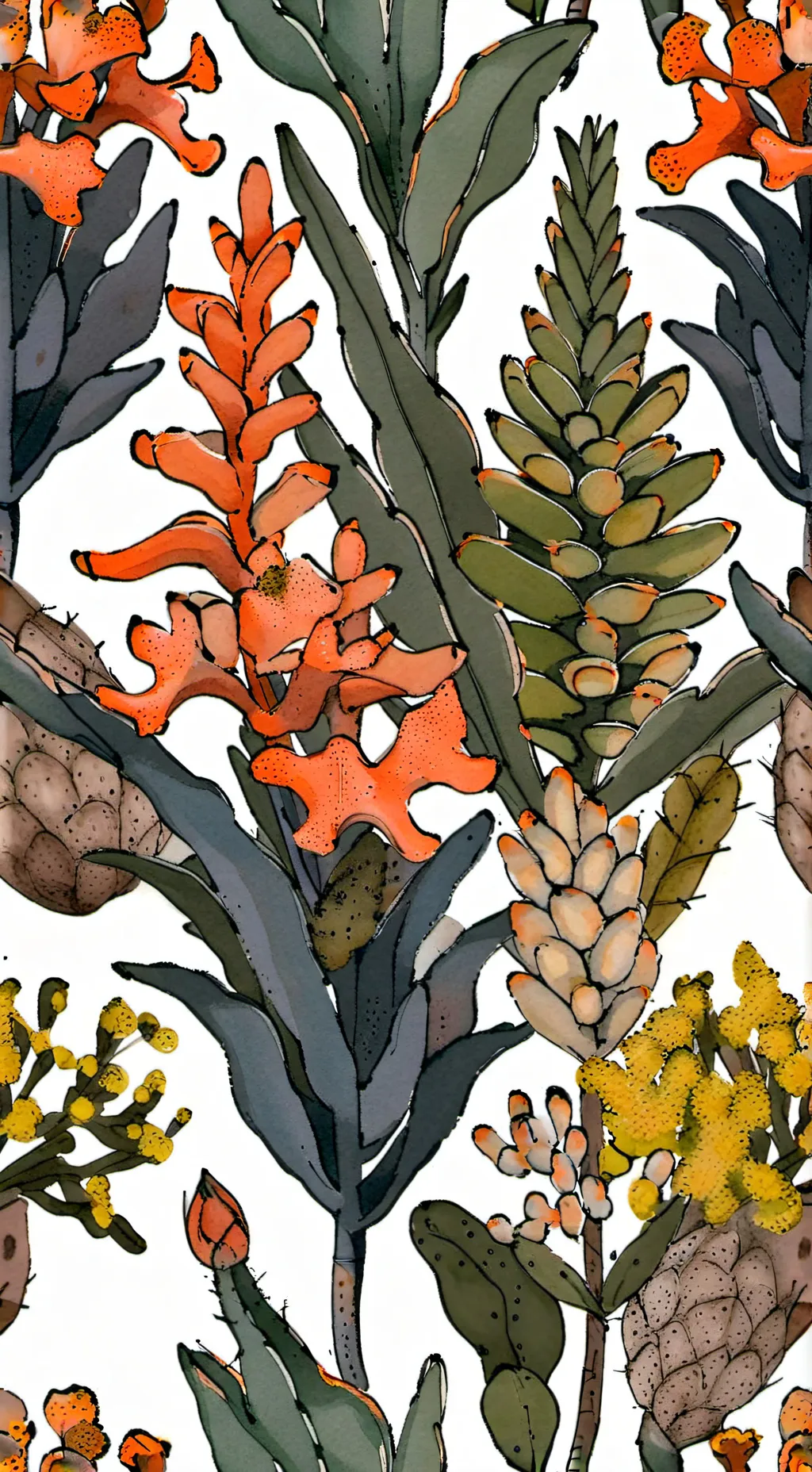 ai character: las plantas  background