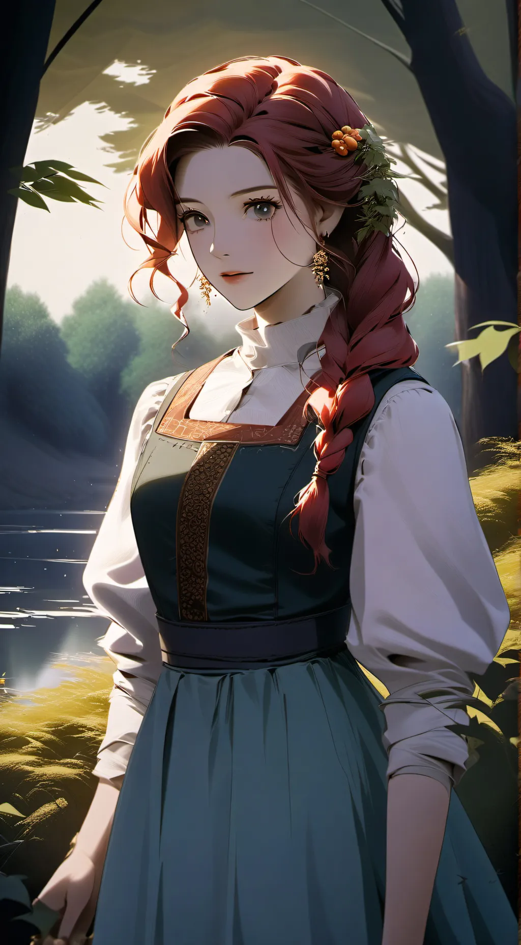 ai character: luna background