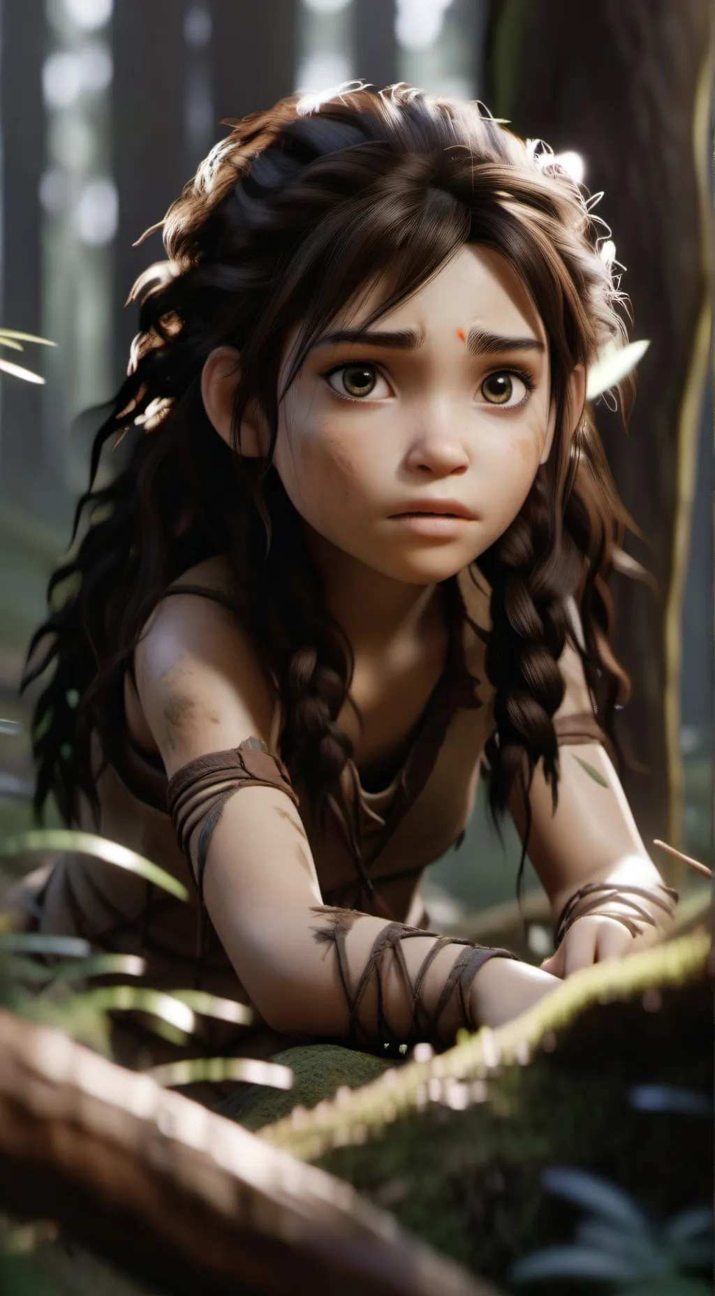 ai character: wild child  background