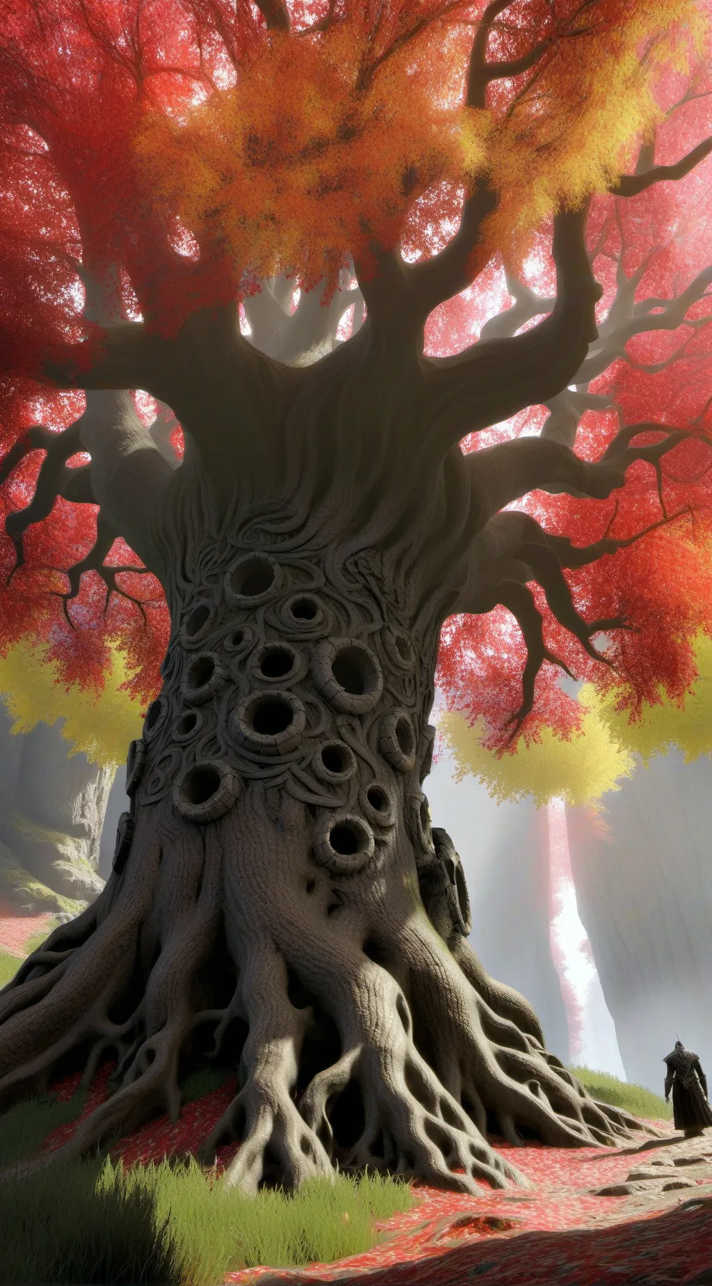 ai character: Metal virus  background