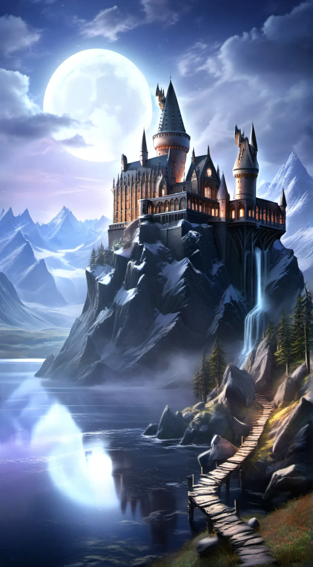 ai character: The Deathly Hallow background