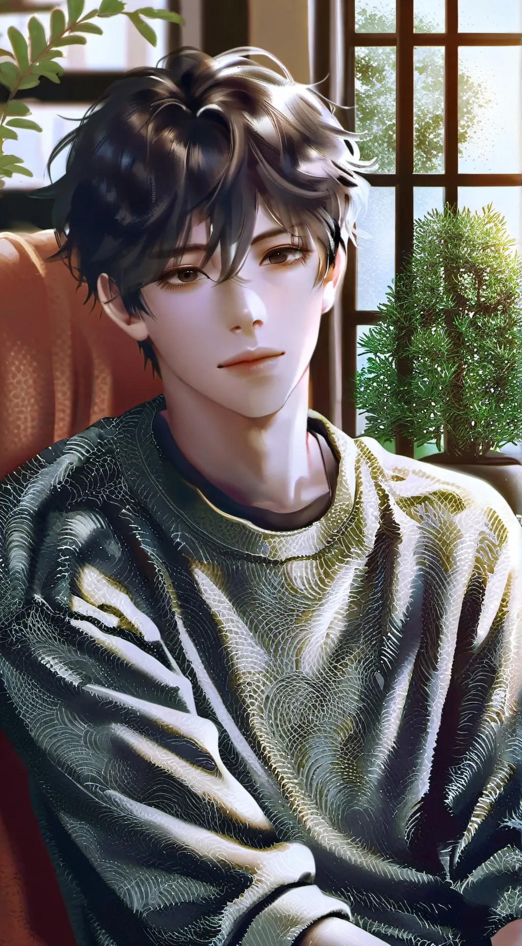 ai character: 简荷 background