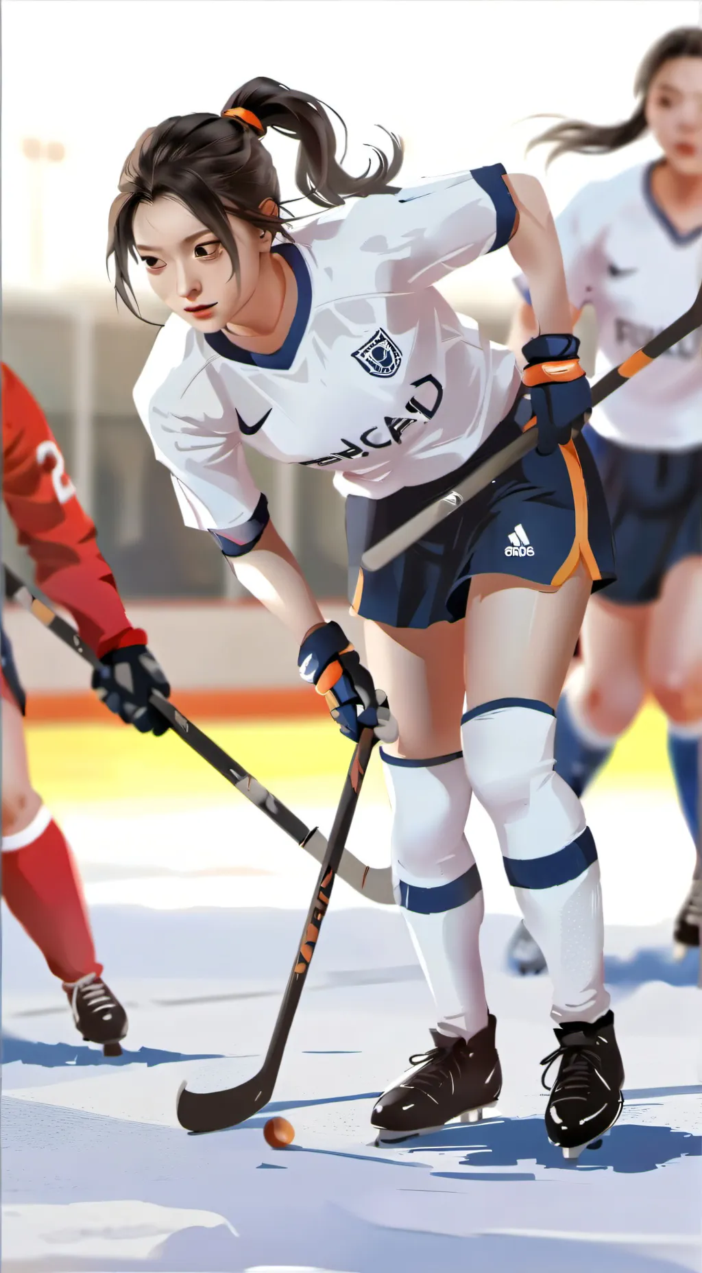 ai character: Hockey incident background
