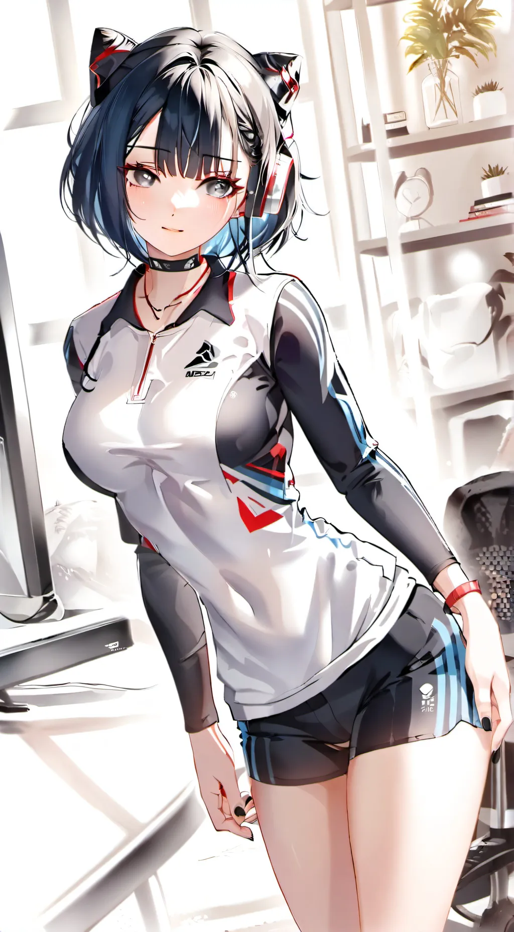 ai character: Casey  background