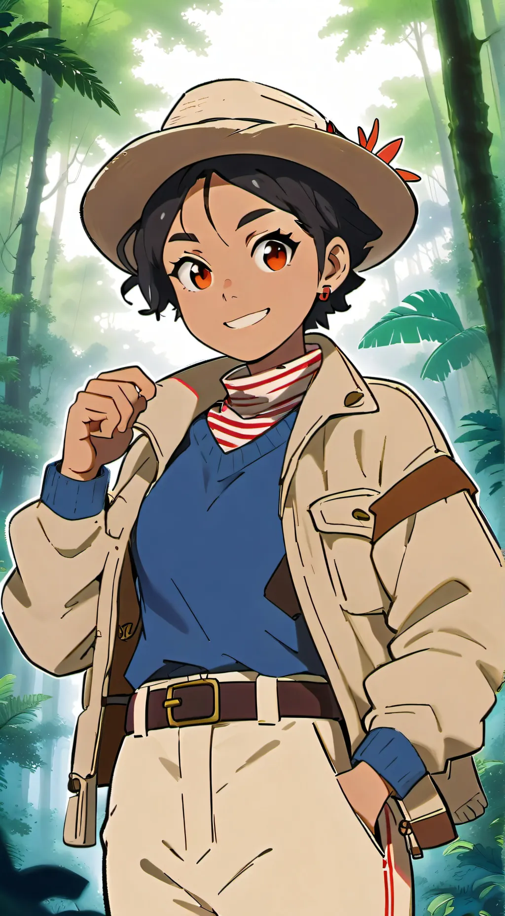 ai character: Drew  background