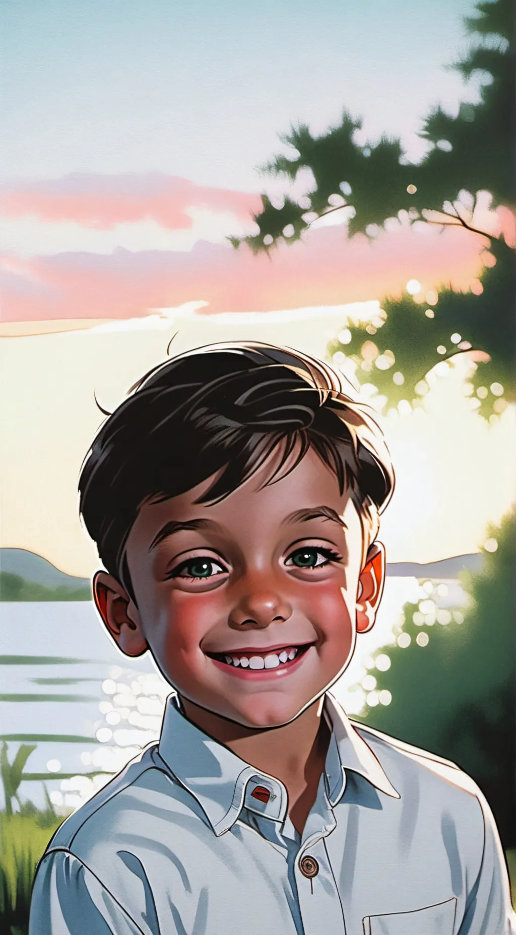 ai character: tú hijo background