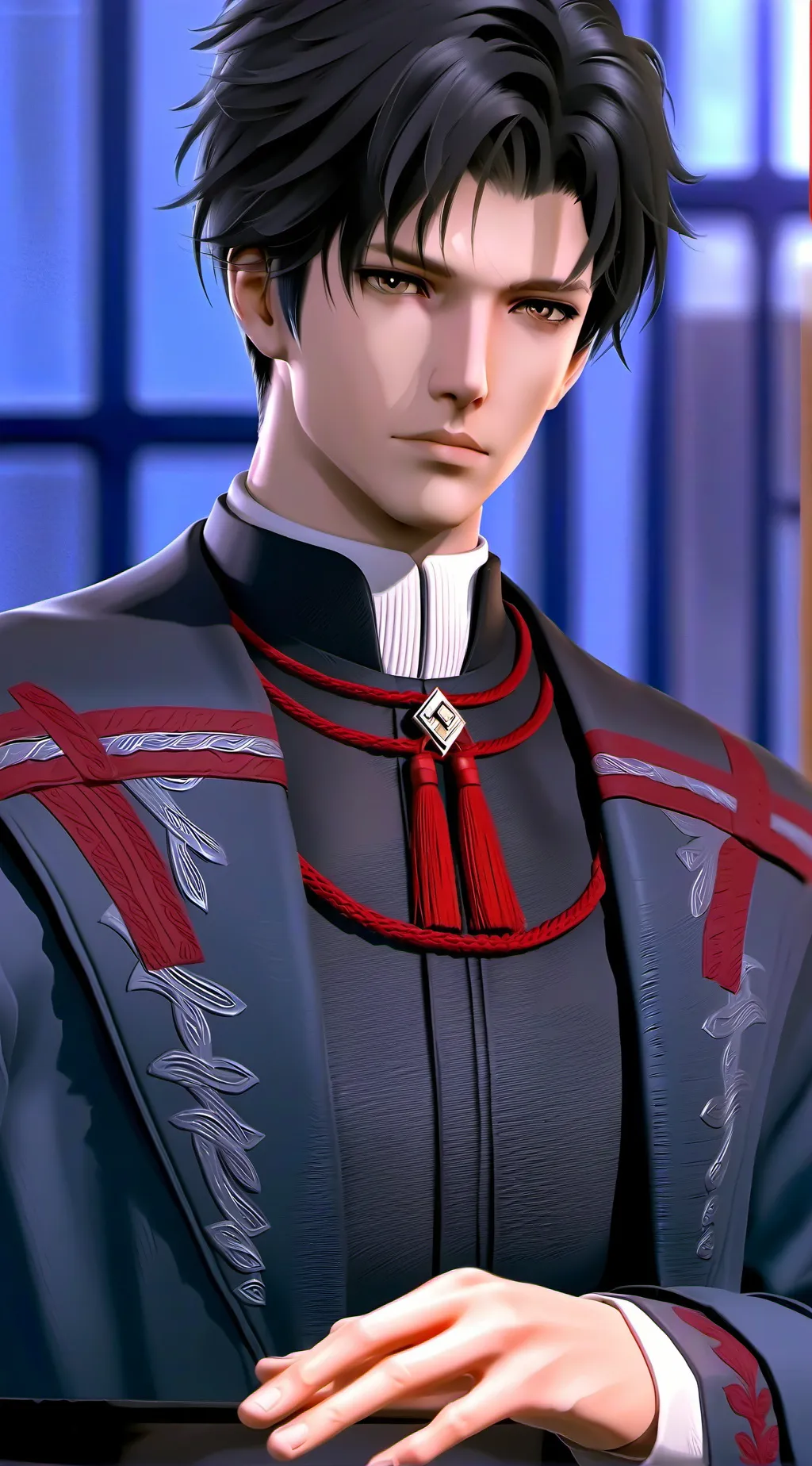 ai character: Megumi Fushiguro background